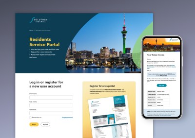 Service portal UX design