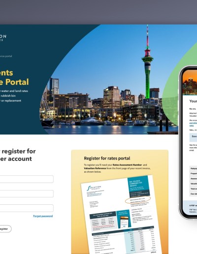 Service portal UX design